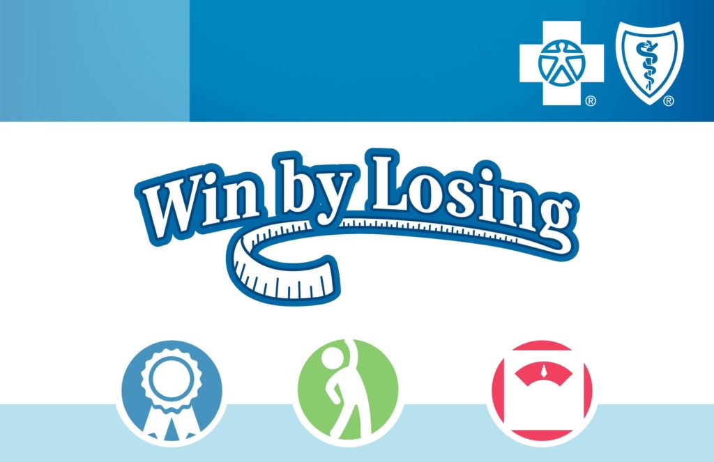 blue cross blue shield of michigan win by losing weight loss challenge logo 